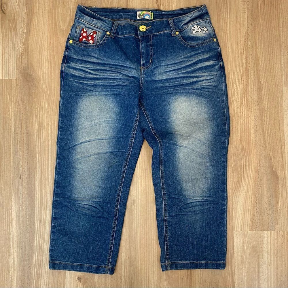 Disney Mickey Mouse Vintage Jean Capris - Picture 10 of 12